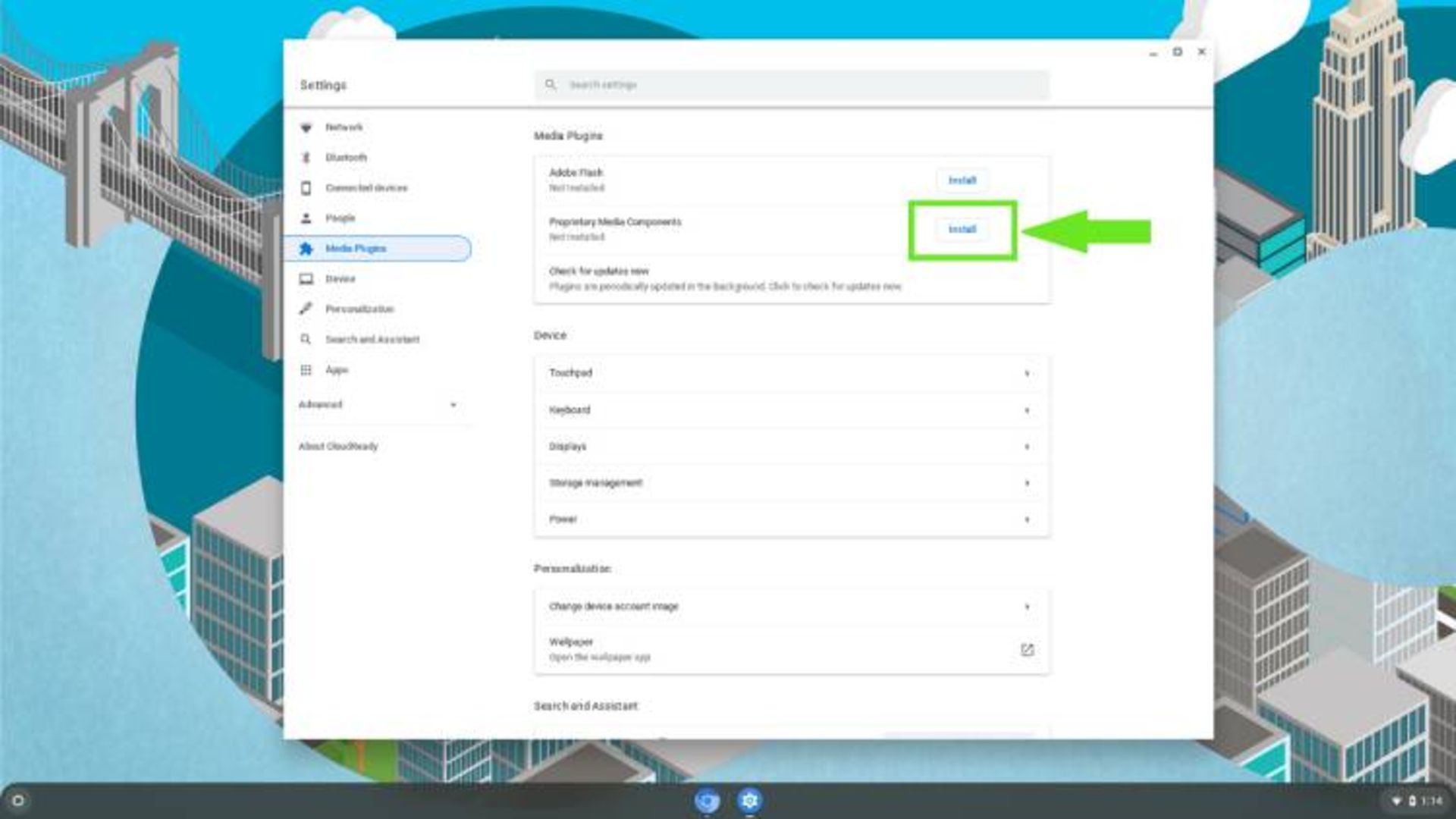  تنظیمات Media Plugins برای نصب کلود ردی