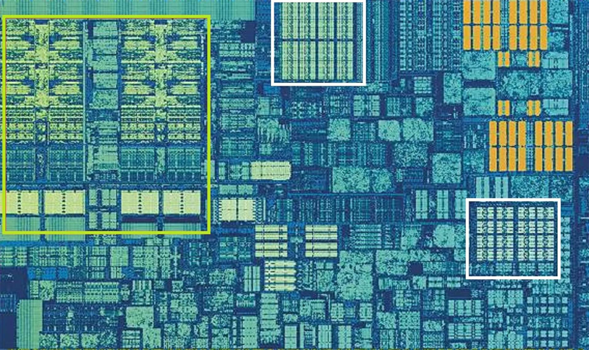 نمای نزدیک پردازنده Intel Skylake
