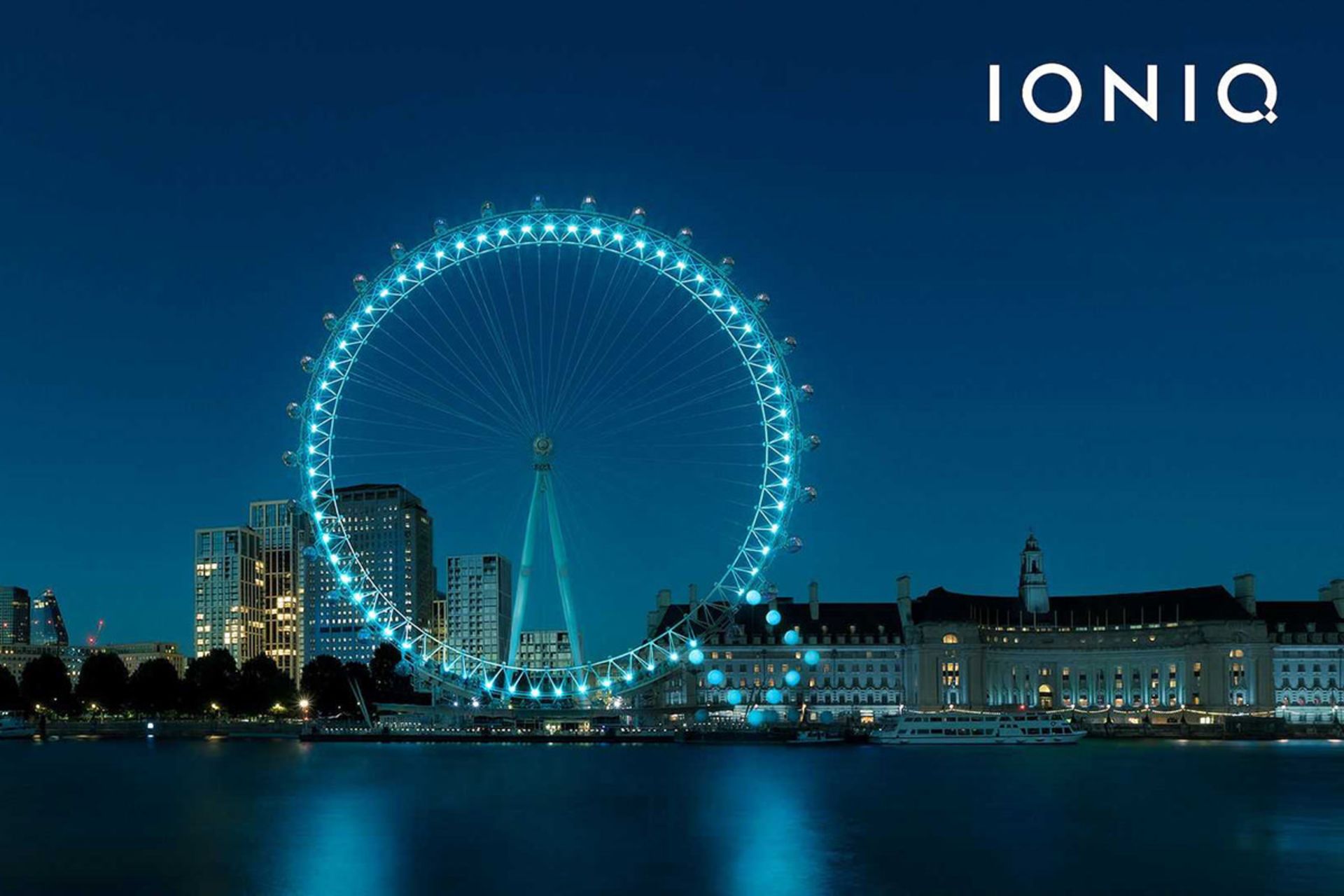 چرخ و فلک چشم لندن / london eye یا چرخ هزاره با طرح برند آیونیک هیوندای