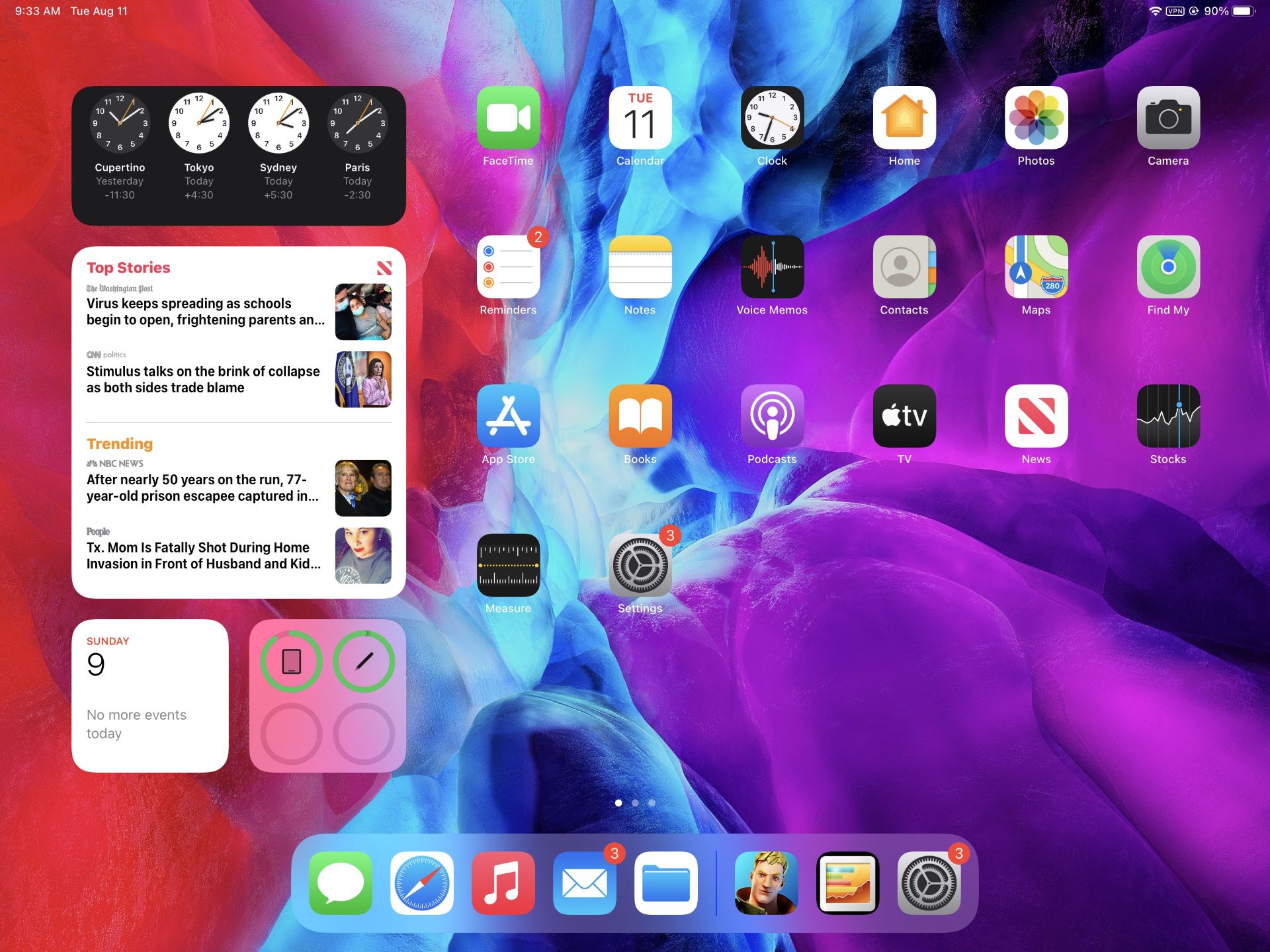 صفحه هوم iPadOS 14