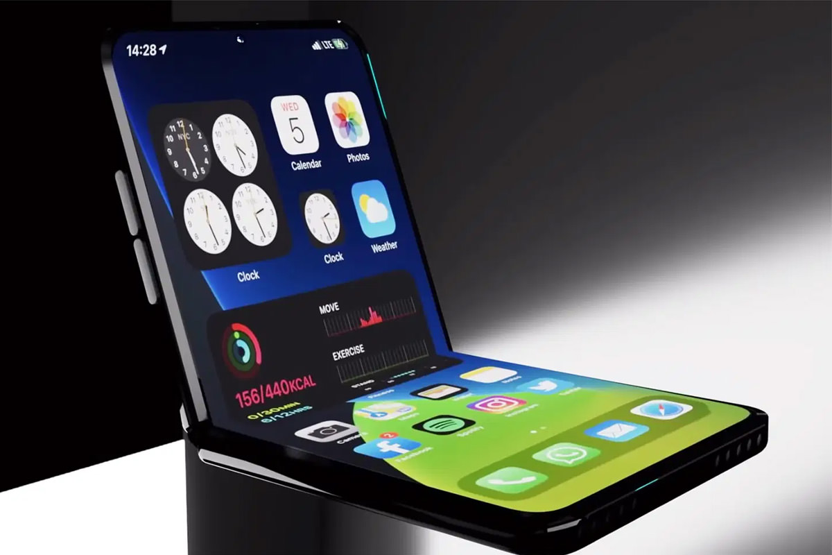 اپل در حال کار روی آیفون تاشو مجهزبه سه نمایشگر است