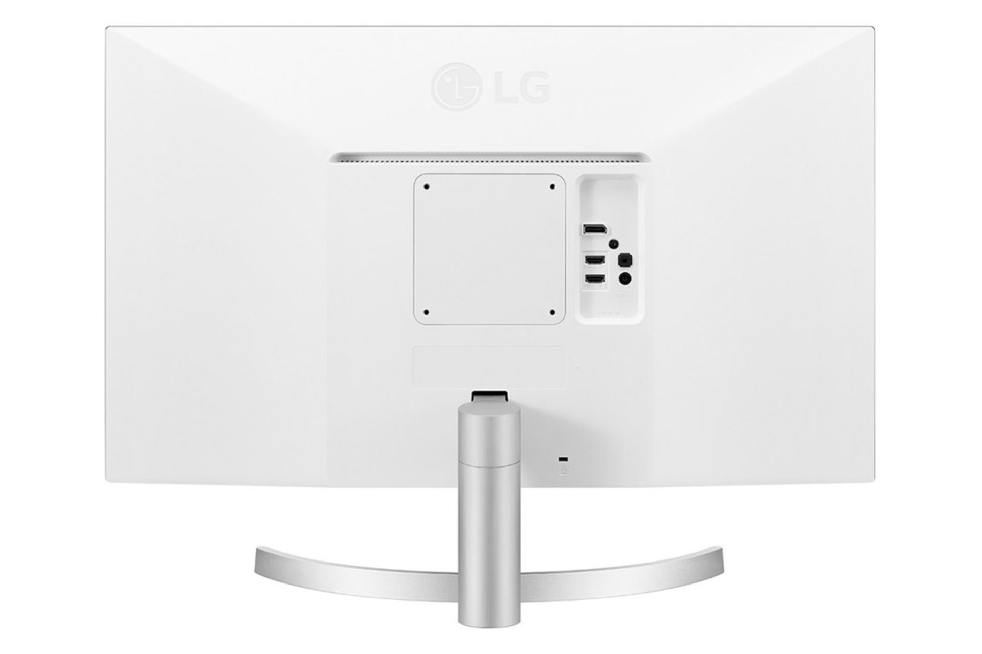مانیتور ال جی 27 اینچ مدل 27UL500 نمای پشت - پورت ها / LG 27UL500 UHD