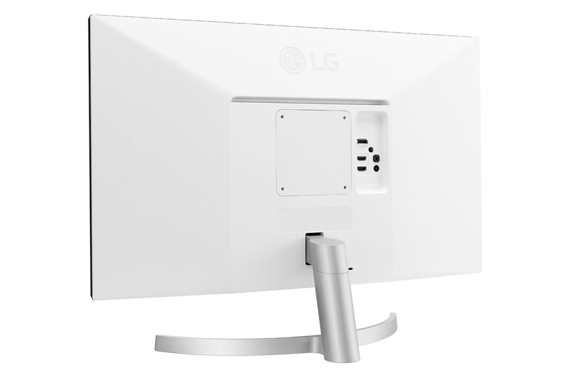 مانیتور ال جی 27 اینچ مدل 27UL500 نمای پشت - پورت ها / LG 27UL500 UHD