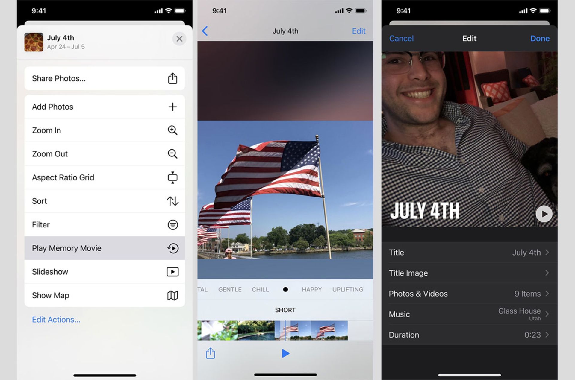 ساختن Memory از آلبوم‌ها iOS 14