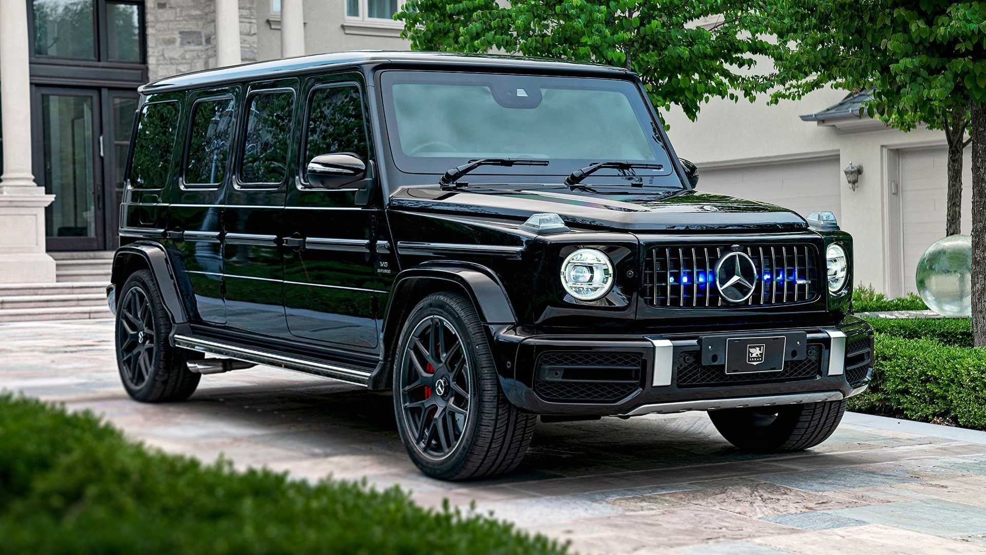 خودرو زرهی لیموزین اینکاس مرسدس ای ام جی / Inkas limousine Mercedes-AMG G63 مشکی رنگ