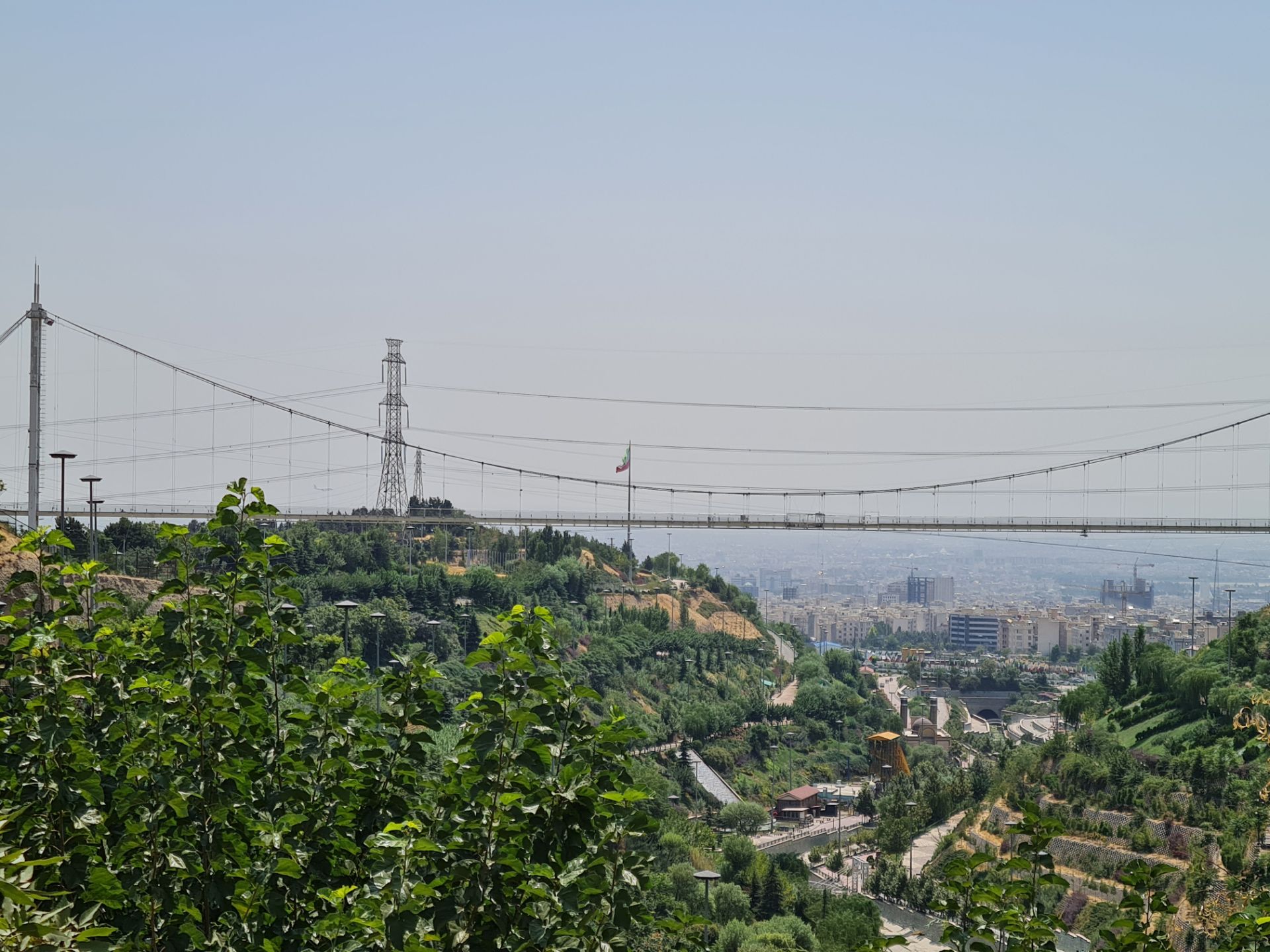 نمونه عکس 3X گلکسی نوت ۲۰ - پل معلق بوستان نهج البلاغه