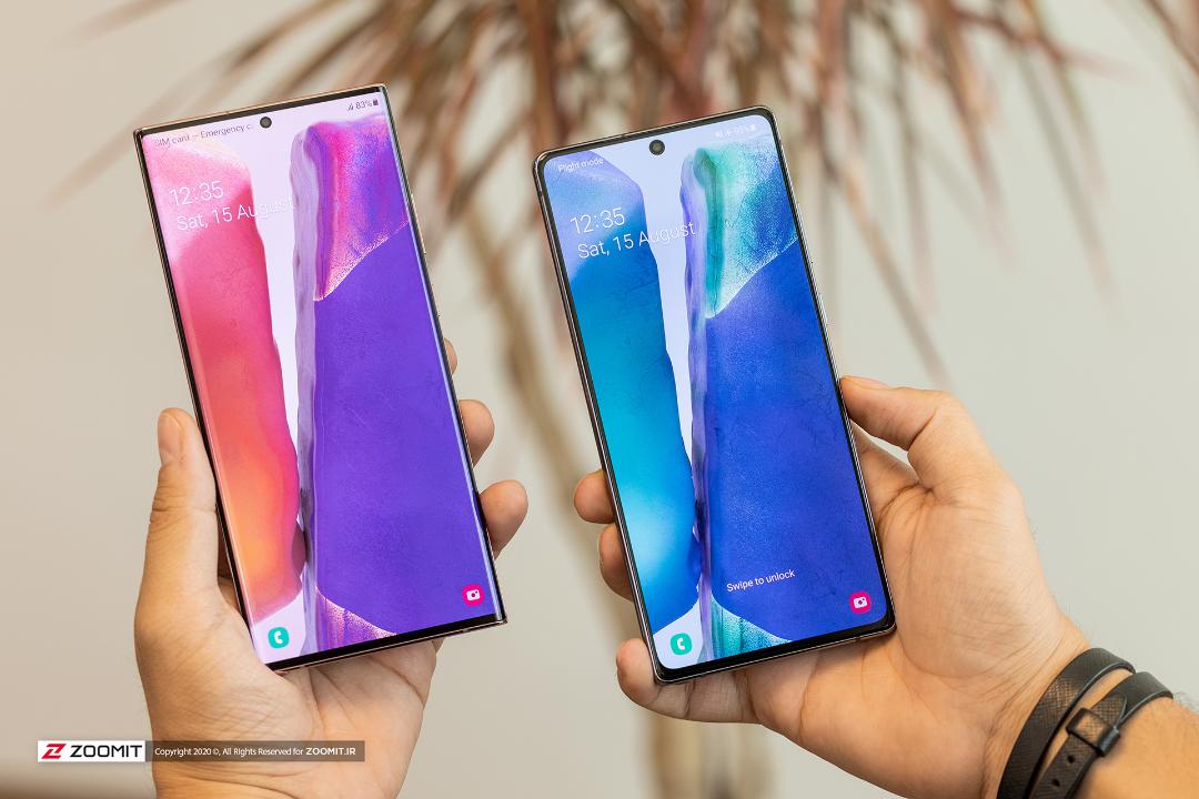 گوشی گلکسی نوت ۲۰ و گلکسی نوت ۲۰ اولترا سامسونگ در دست / Samsung Galaxy Note 20 Ultra