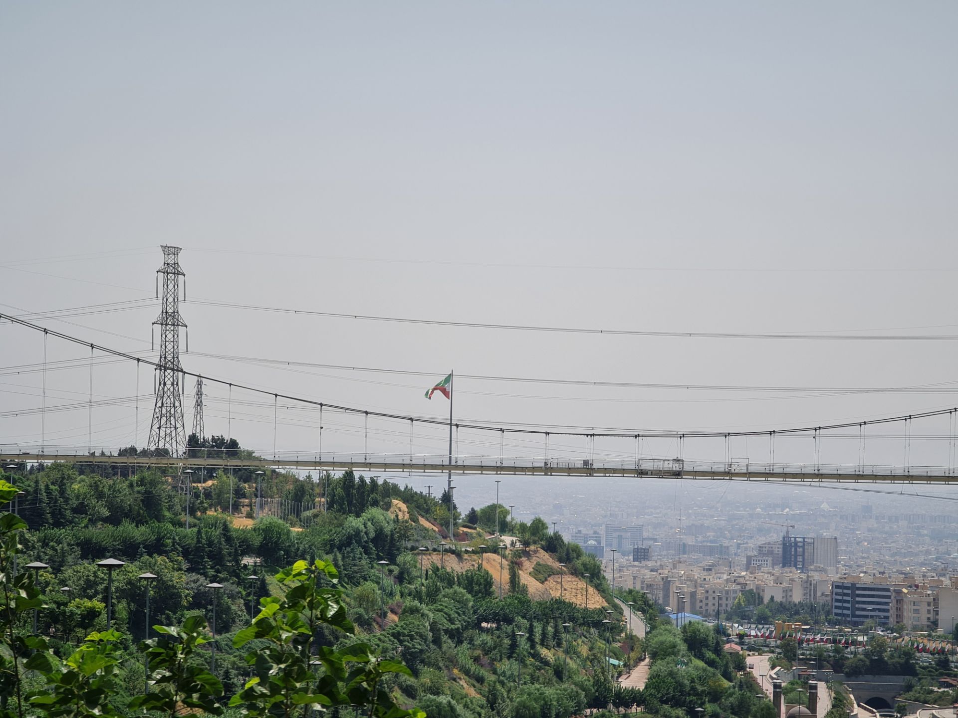 نمونه عکس 5X گلکسی نوت ۲۰ اولترا - پل معلق بوستان نهج البلاغه