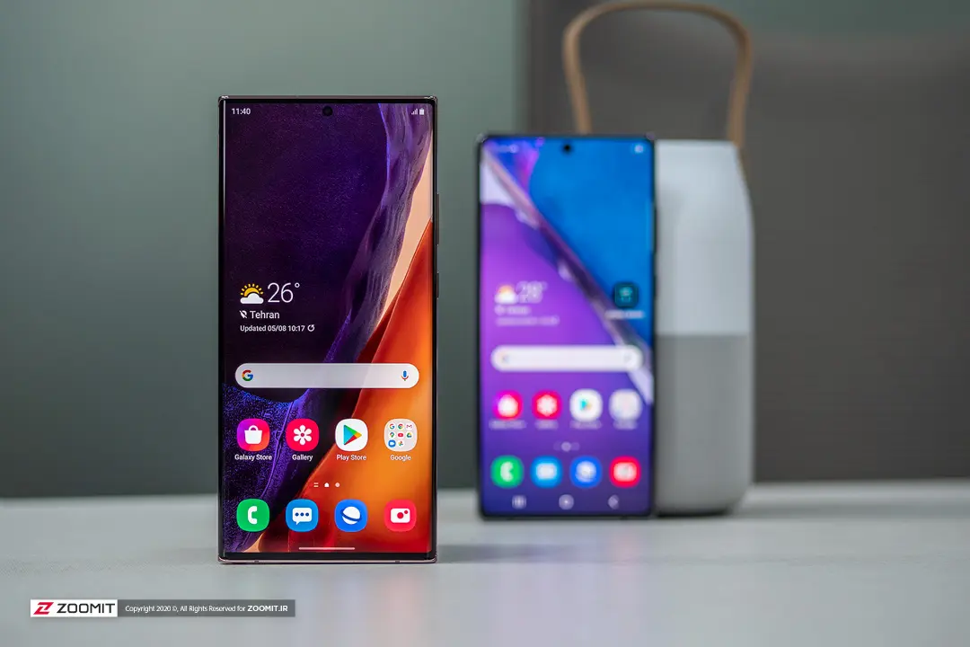رابط کاربری One UI سامسونگ روی گلکسی نوت ۲۰ اولترا سامسونگ / Samsung Galaxy Note 20 Ultra