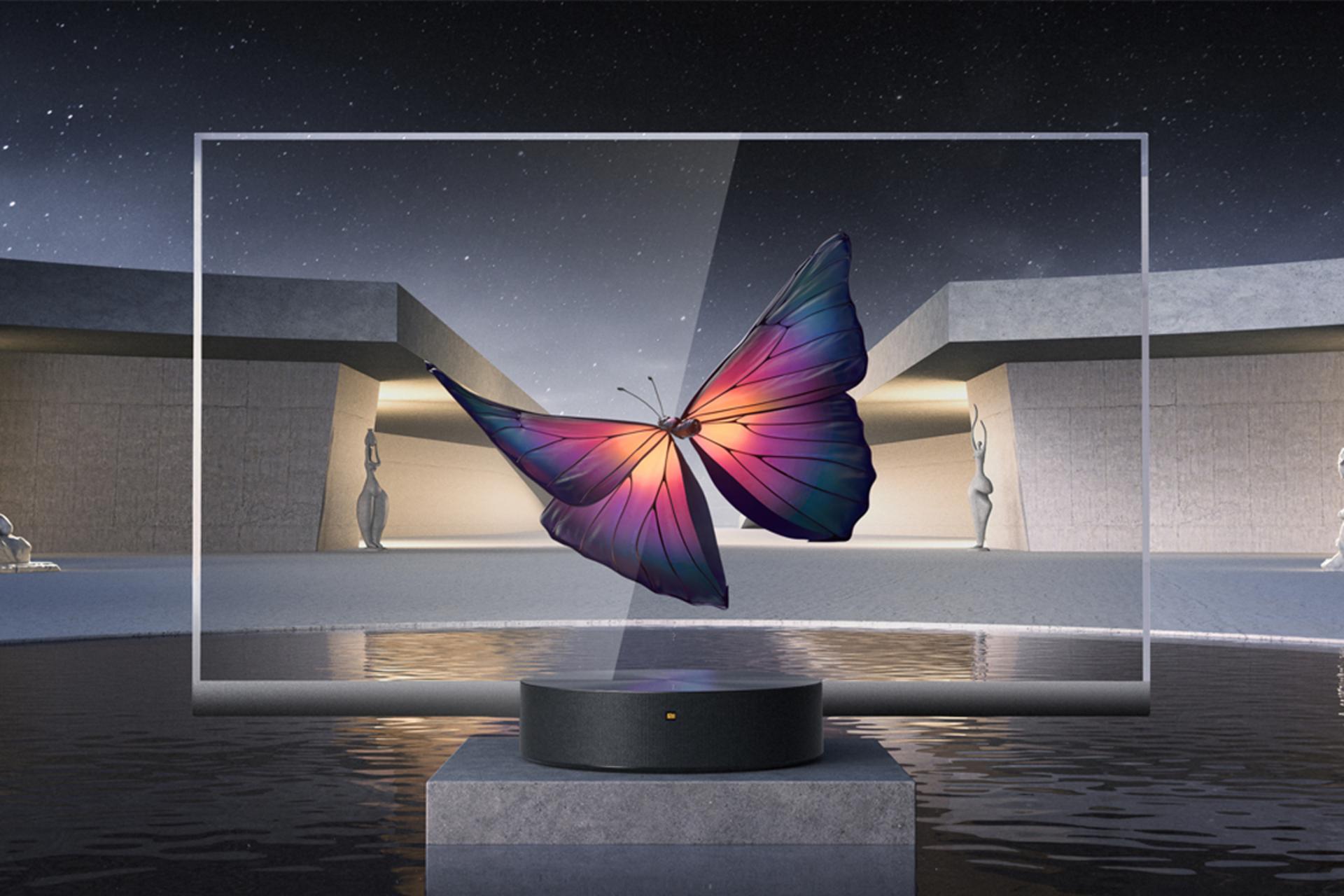 تلویزیون شفاف شیائومی Mi TV Lux OLED Transparent Edition از جلو