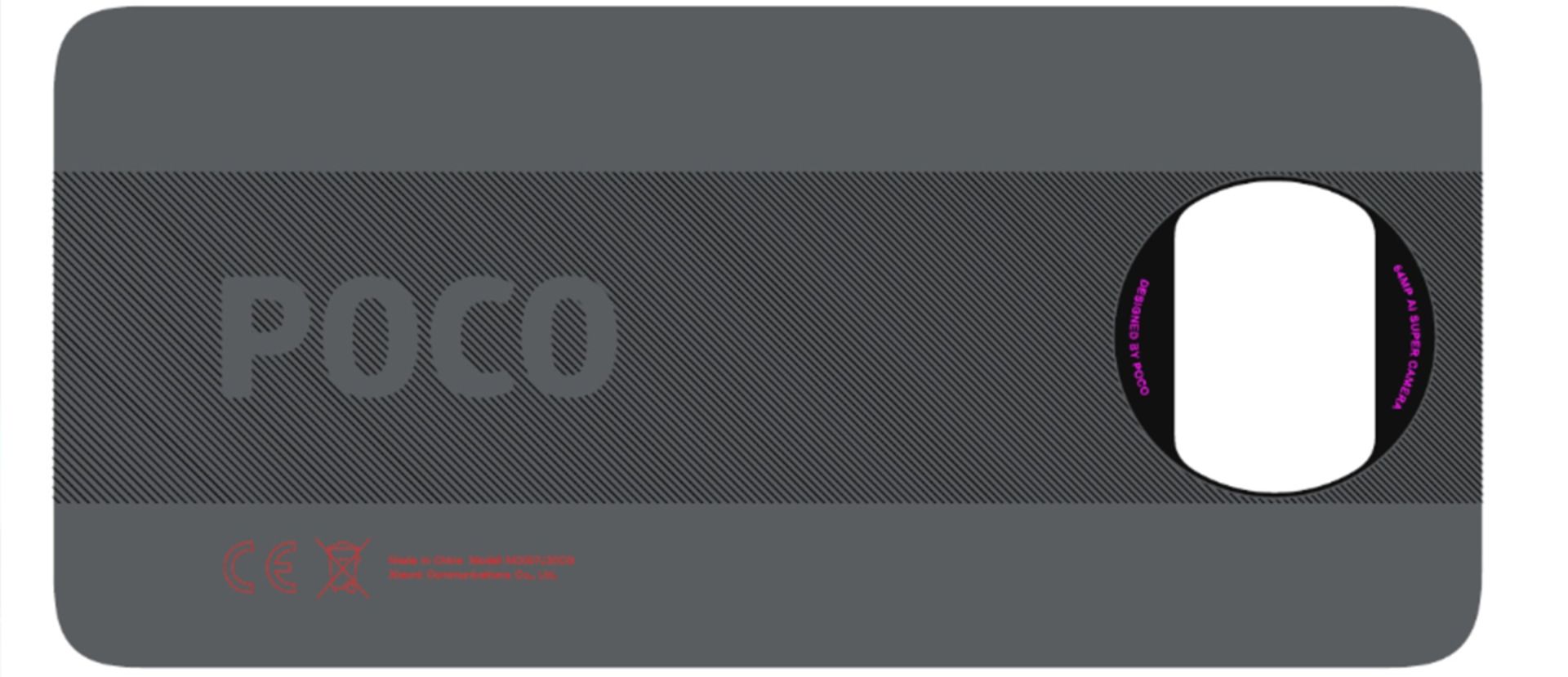 تصویر FCC شیائومی پوکو ایکس 3 پنل پشتی / Poco X3