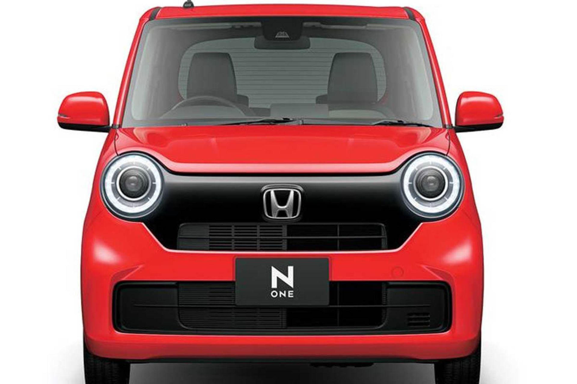 مرجع متخصصين ايران نماي جلو خودرو هاچ بك / hatchback هوندا ان-وان / Honda N-One قرمز رنگ