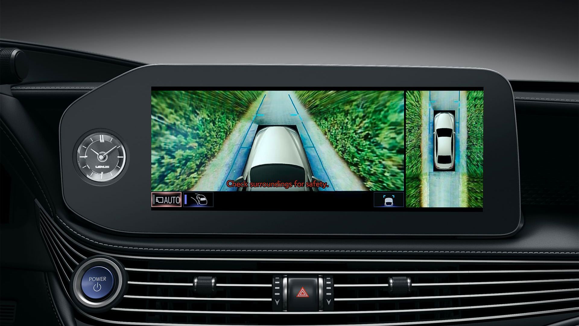 نمایشگر دوربین نظارت دید عقب سدان پرچم دار لکسوس ال اس / 2021 Lexus LS