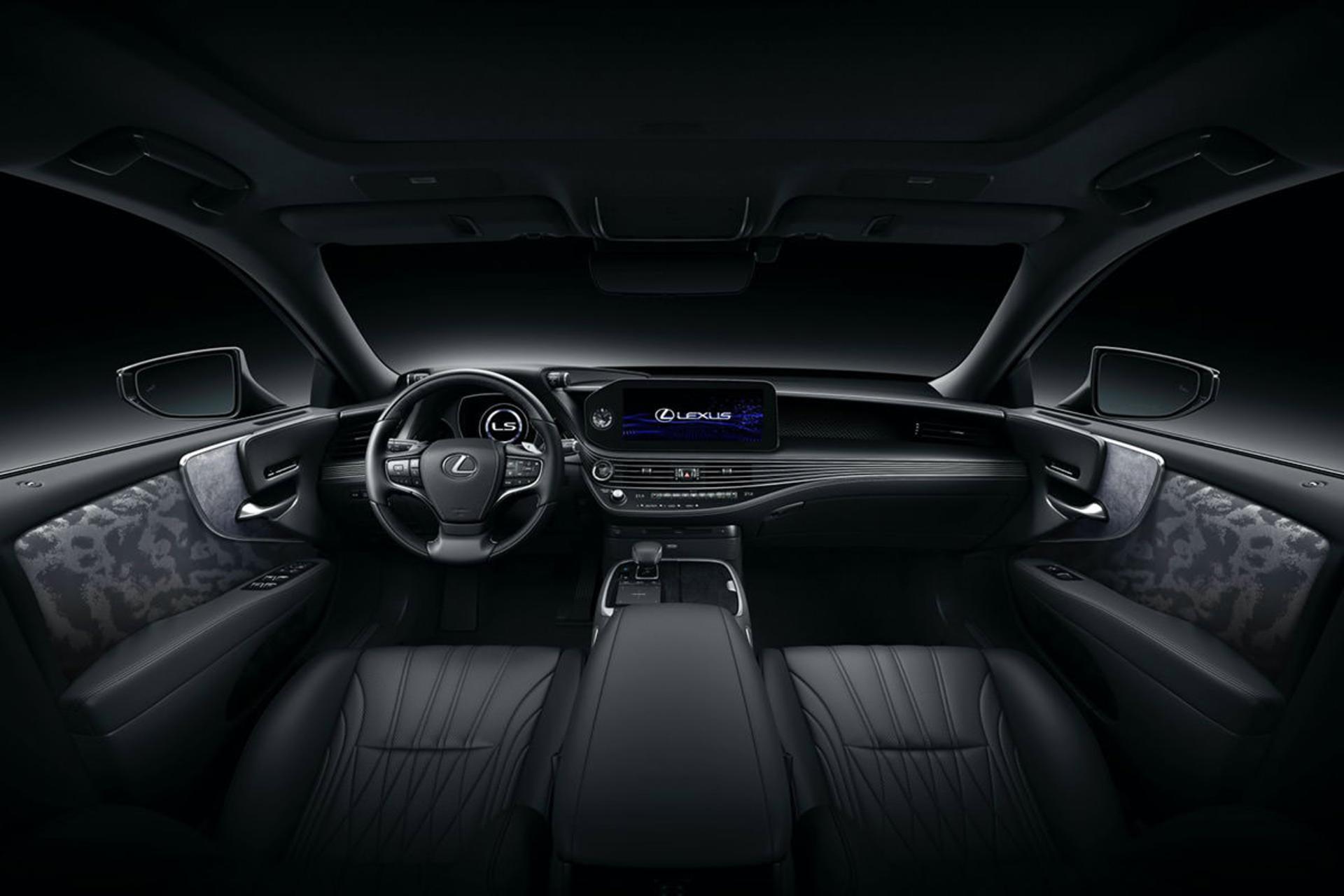 نمای داخل کابین سدان پرچم دار لکسوس ال اس / 2021 Lexus LS