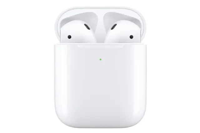 اپل ایرپادز نسل دوم / Apple AirPods 2nd Gen درون کیس و چراغ شارژ