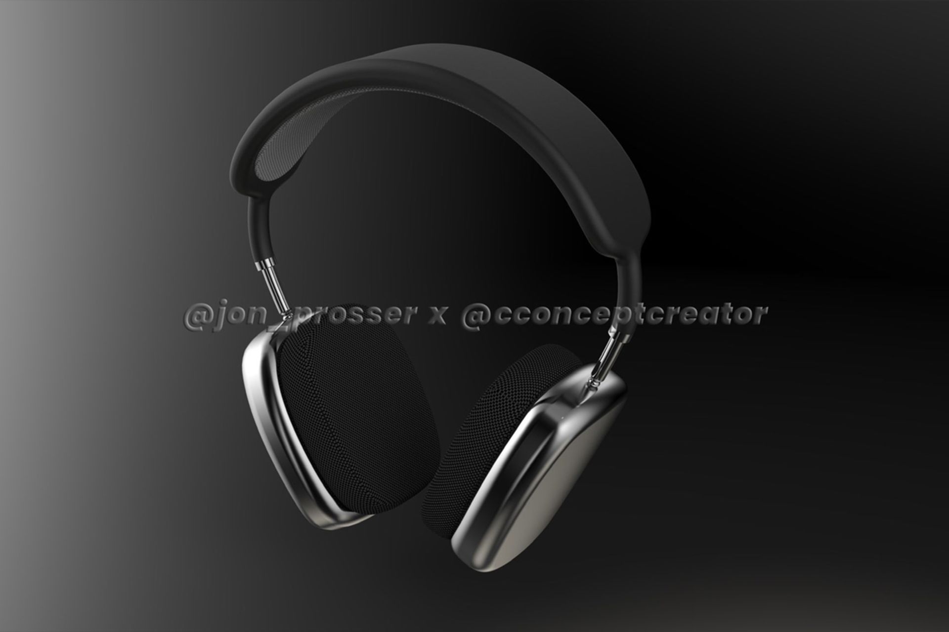 نمای سه رخ جلو ایرپادز استودیو / AirPods Studio