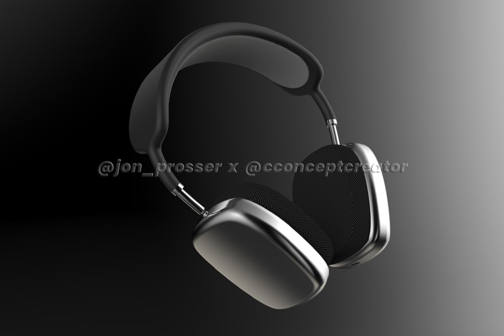 رندر غیررسمی هدفون دورگوشی ایرپادز استودیو / AirPods Studio