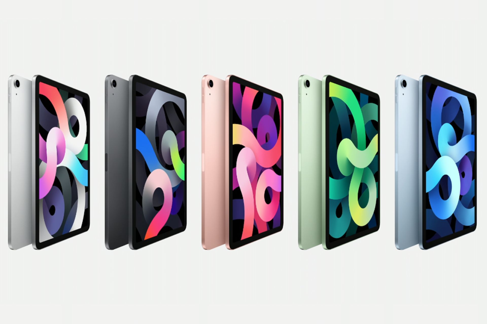 مرجع متخصصين ايران آيپد اير 4 2020 اپل / Apple iPad Air در تمام رنگ ها از زاويه نيم رخ