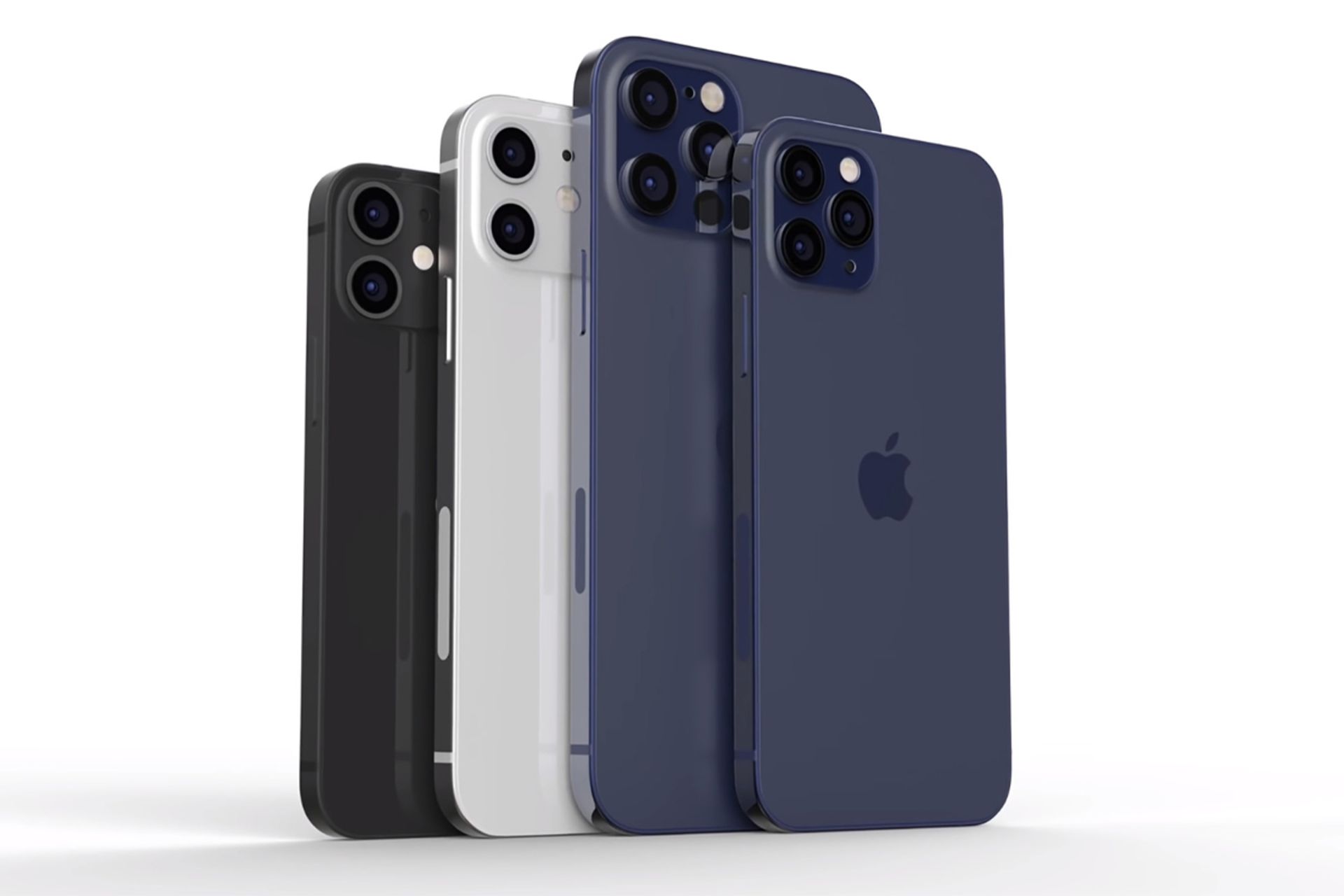 خانواده آیفون 12 اپل / Apple iPhone 12 در نمای پشت