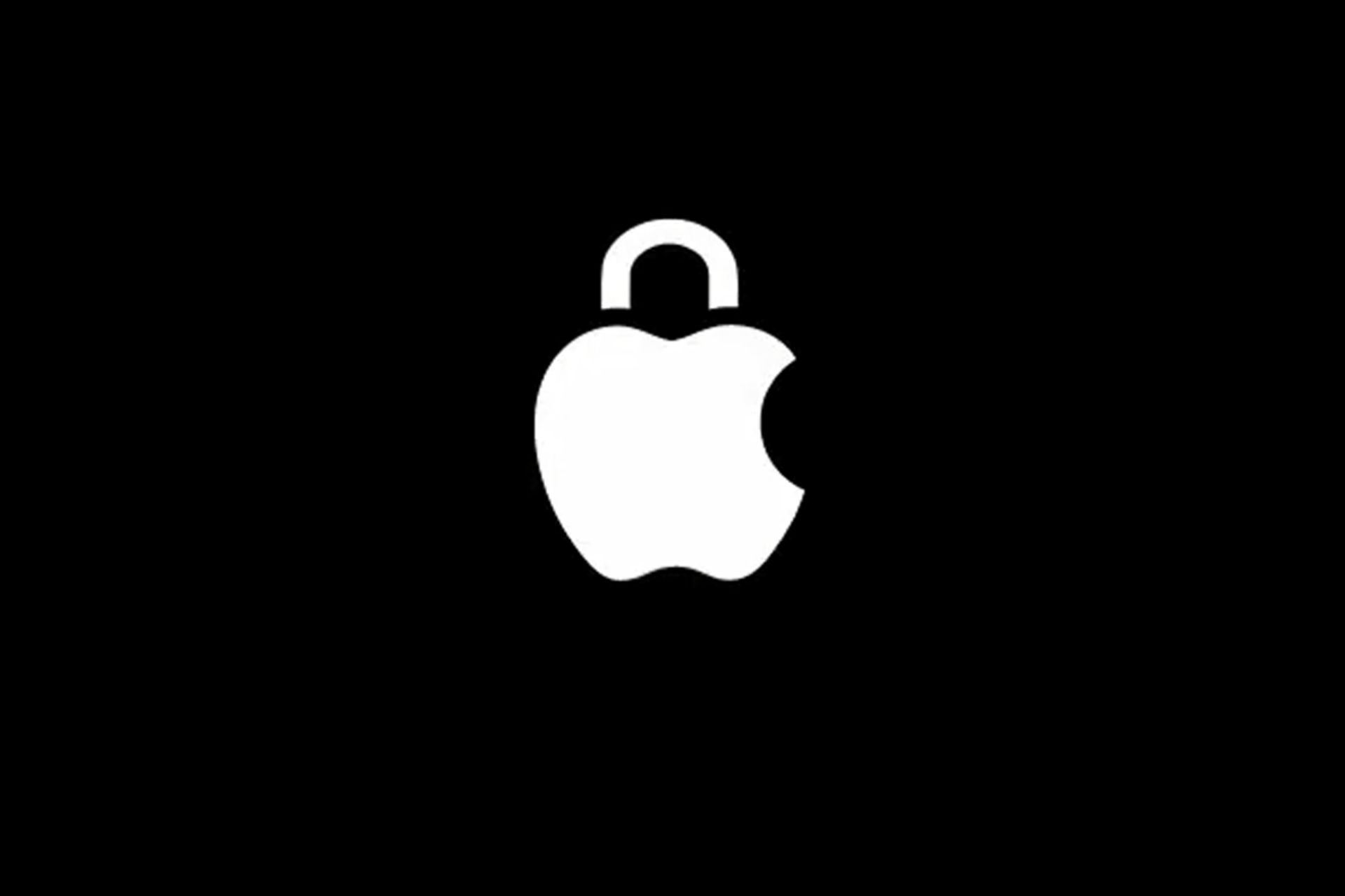 لوگو اپل / Apple Logo به شکل قفل