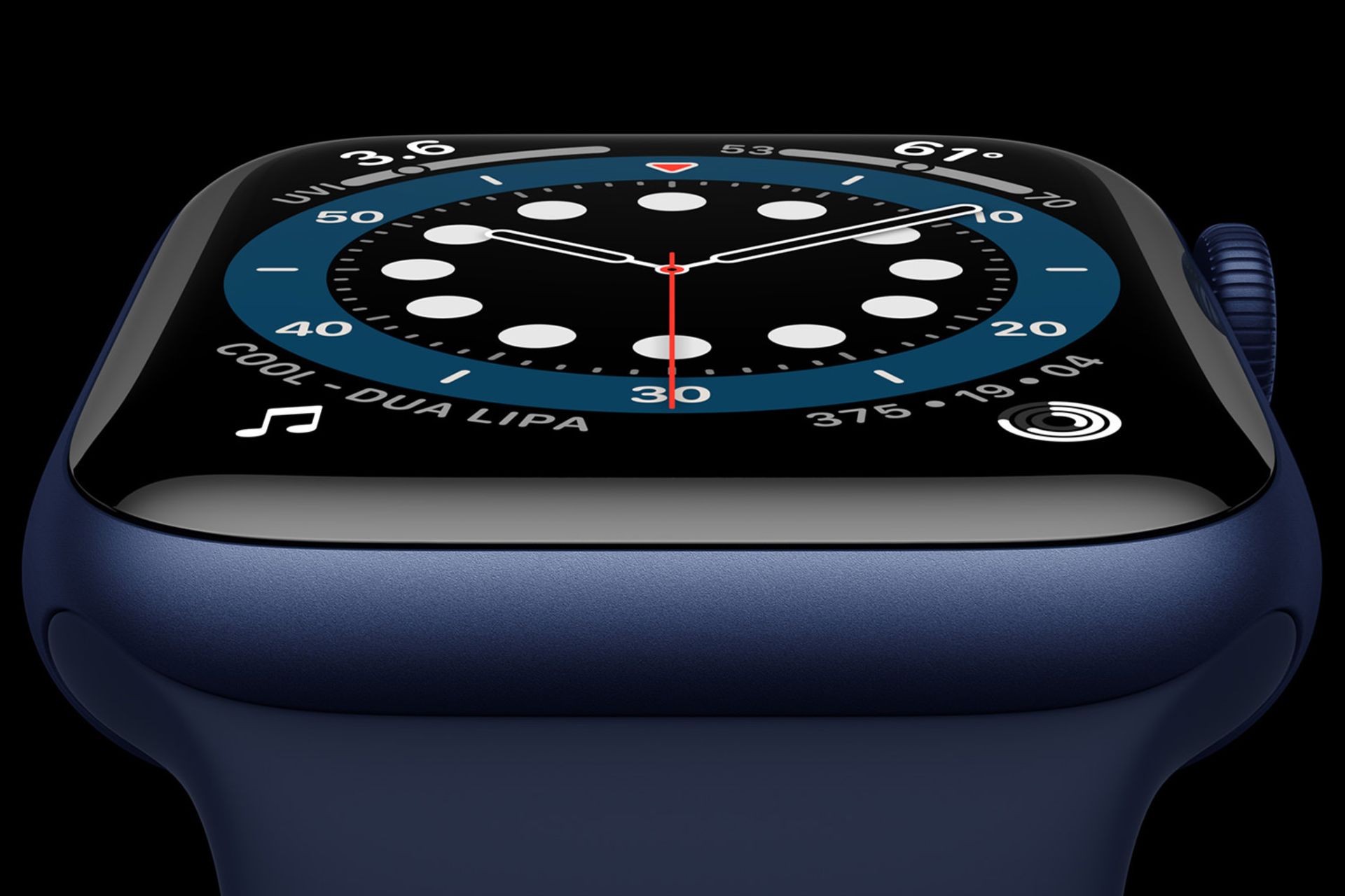 اپل واچ سری ۶ / Apple Watch Series 6 از نمای پایین