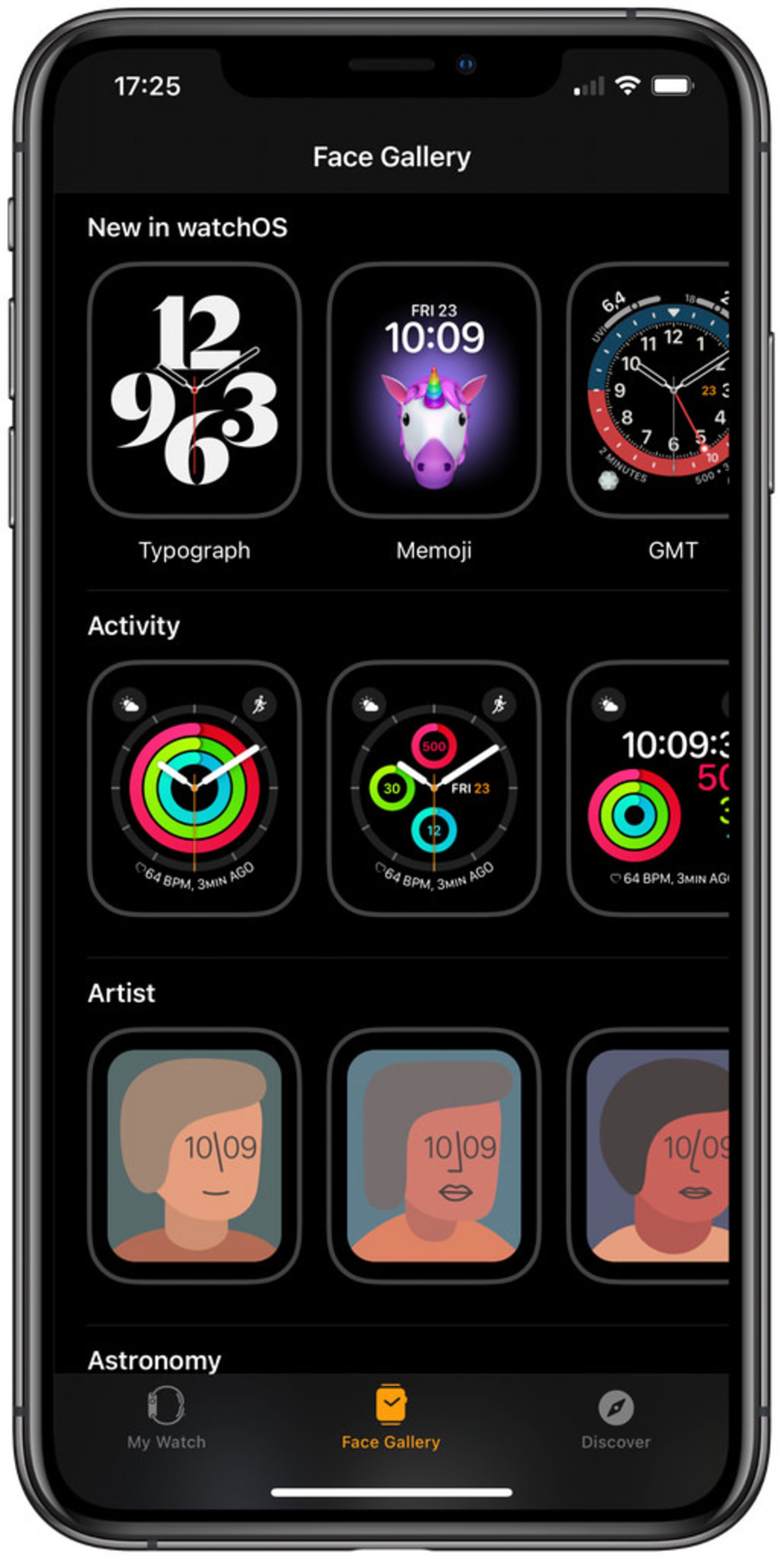 واچ فیس watchos 7