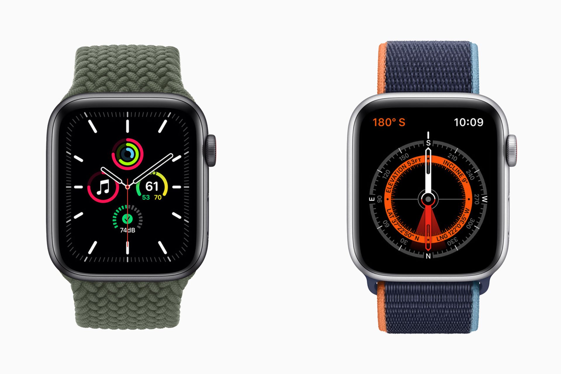 اپل واچ SE با بند سیلیکونی