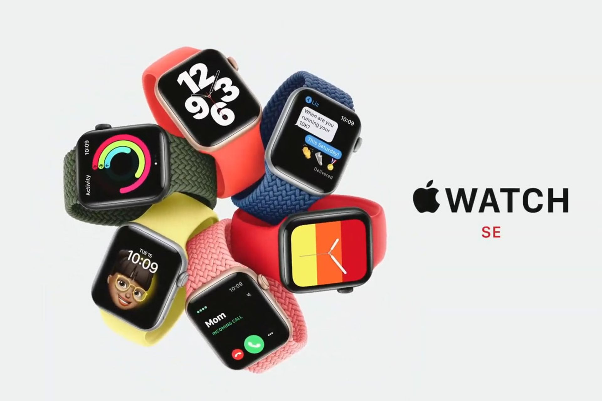رنگبندی اپل واچ اس ای / Apple Watch SE