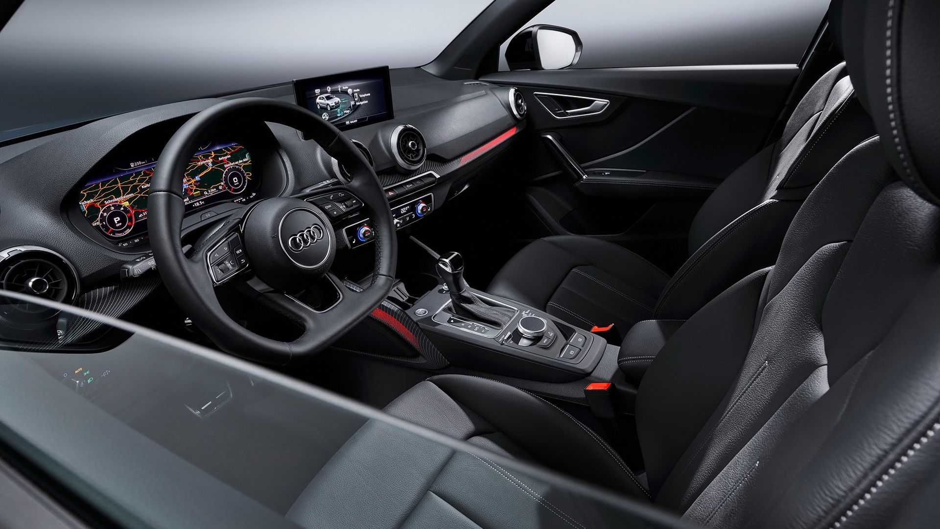 نمای کابین و داشبورد و فرمان کراس اور آئودی کیو 2 / 2021 Audi Q2 crossover