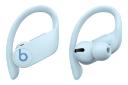 نمای پشت و جلو هدفون بیتس PowerBeats Pro آبی آسمانی