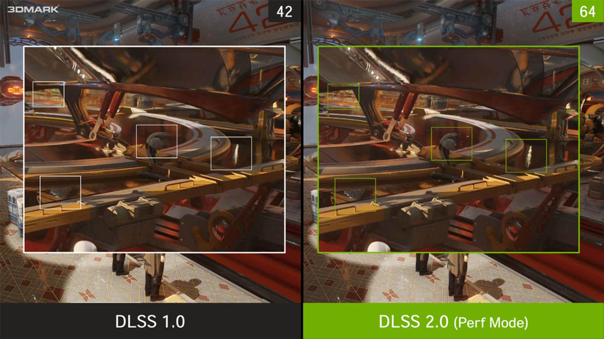 DLSS 2.0 مقایسه با DLSS 1.0