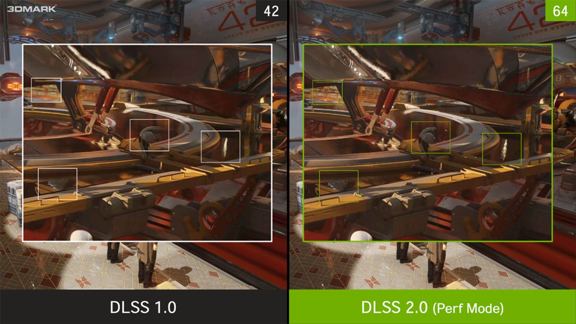 DLSS 2.0 مقایسه با DLSS 1.0