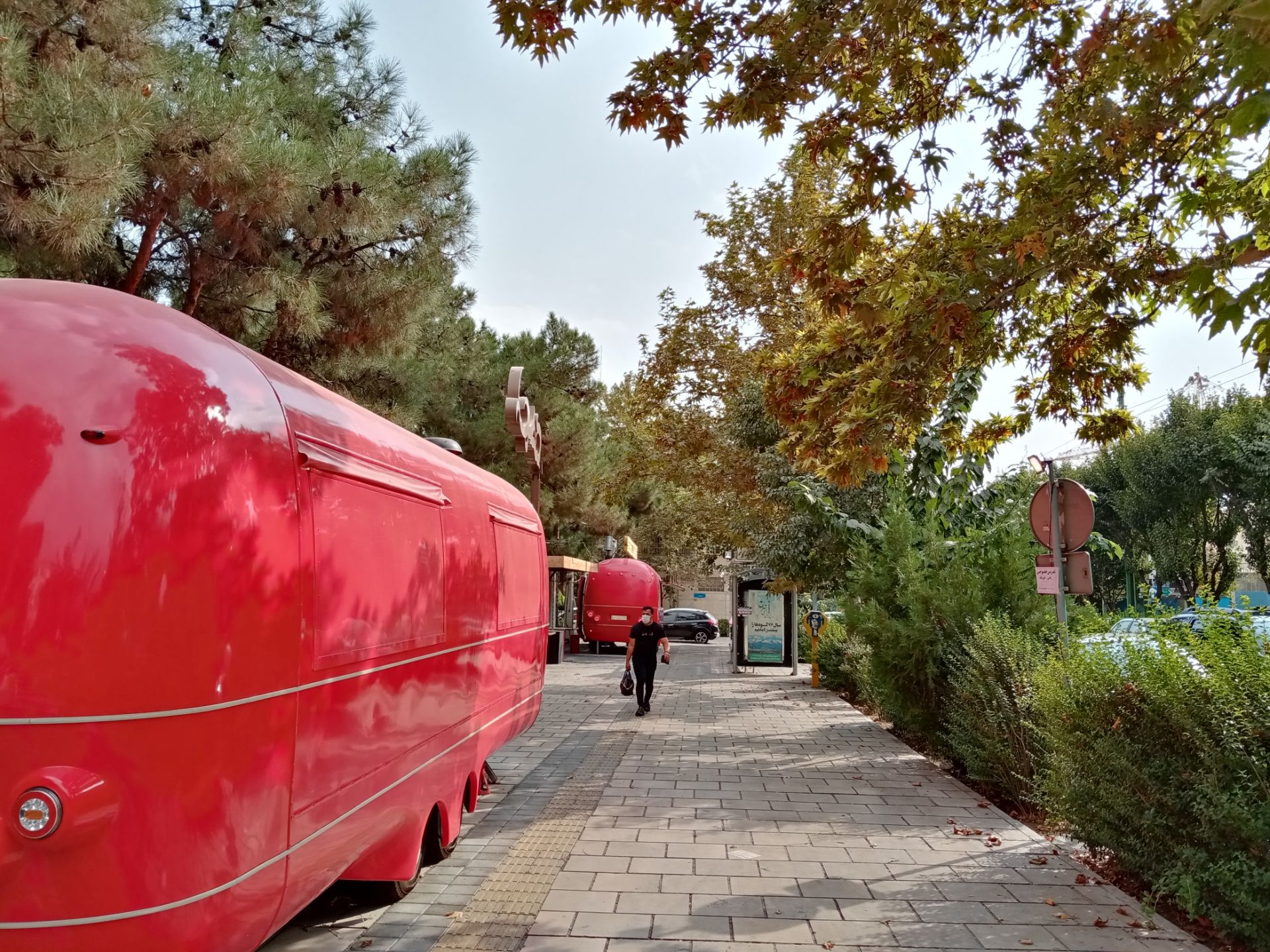 نمونه عکس ثبت شده توسط دوربین اصلی آنر ۹ ای - مسیر یک پارک