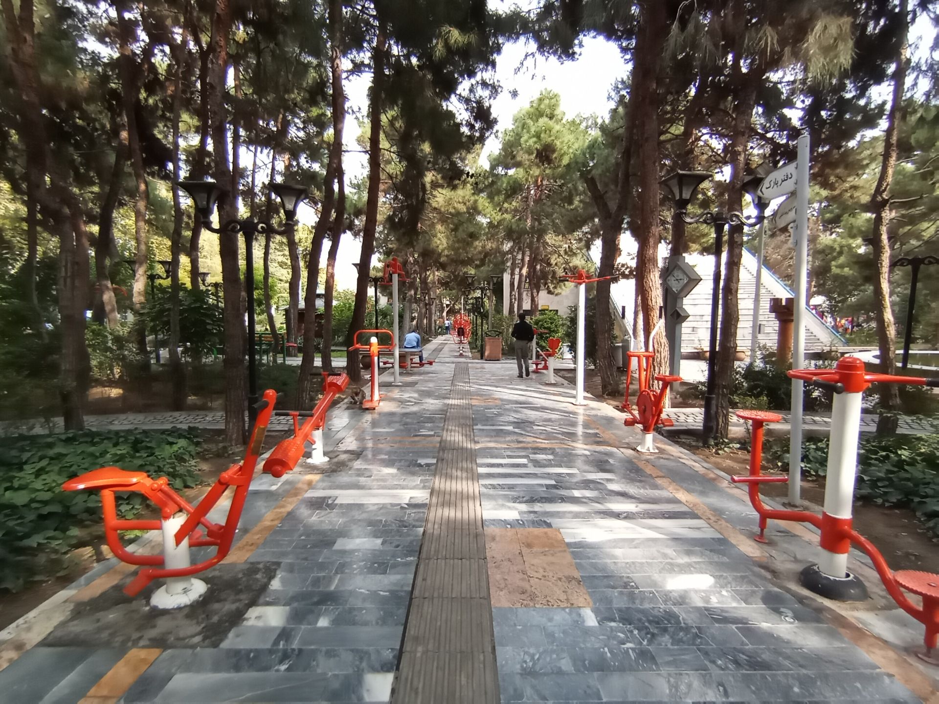 نمونه عکس ثبت شده توسط دوربین اولتراواید آنر ۹ ای - مسیر یک پارک