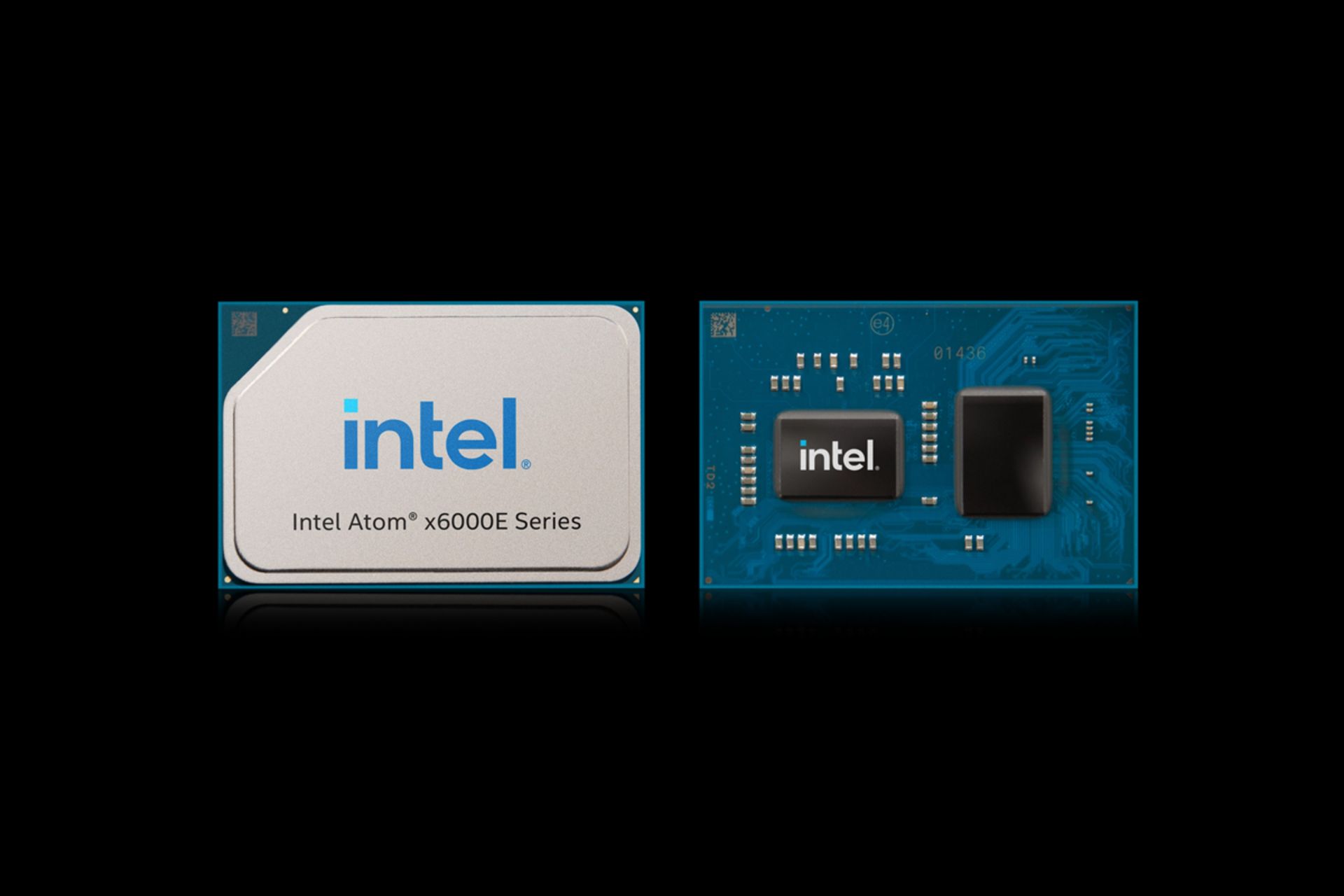 مرجع متخصصين ايران تراشه اينتل Intel Atom X6000E از نماي جلو و پشت