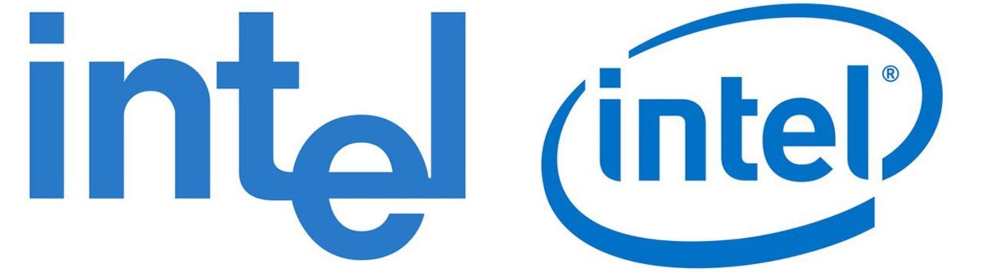 دو لوگو اول اینتل / Intel تاریخچه لوگو