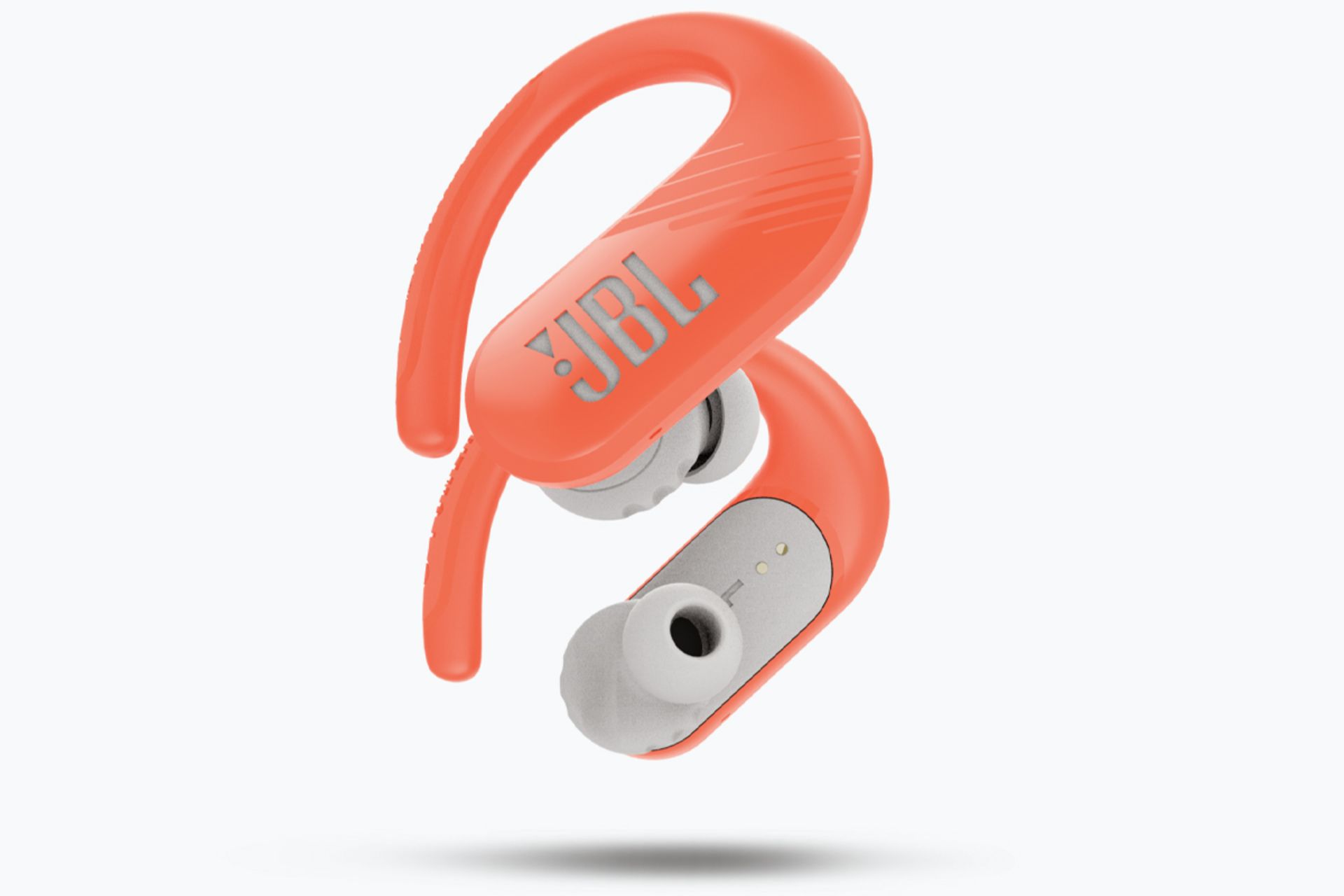 نمای جلو هدفون جی بی ال JBL Endurance Peak II نارنجی