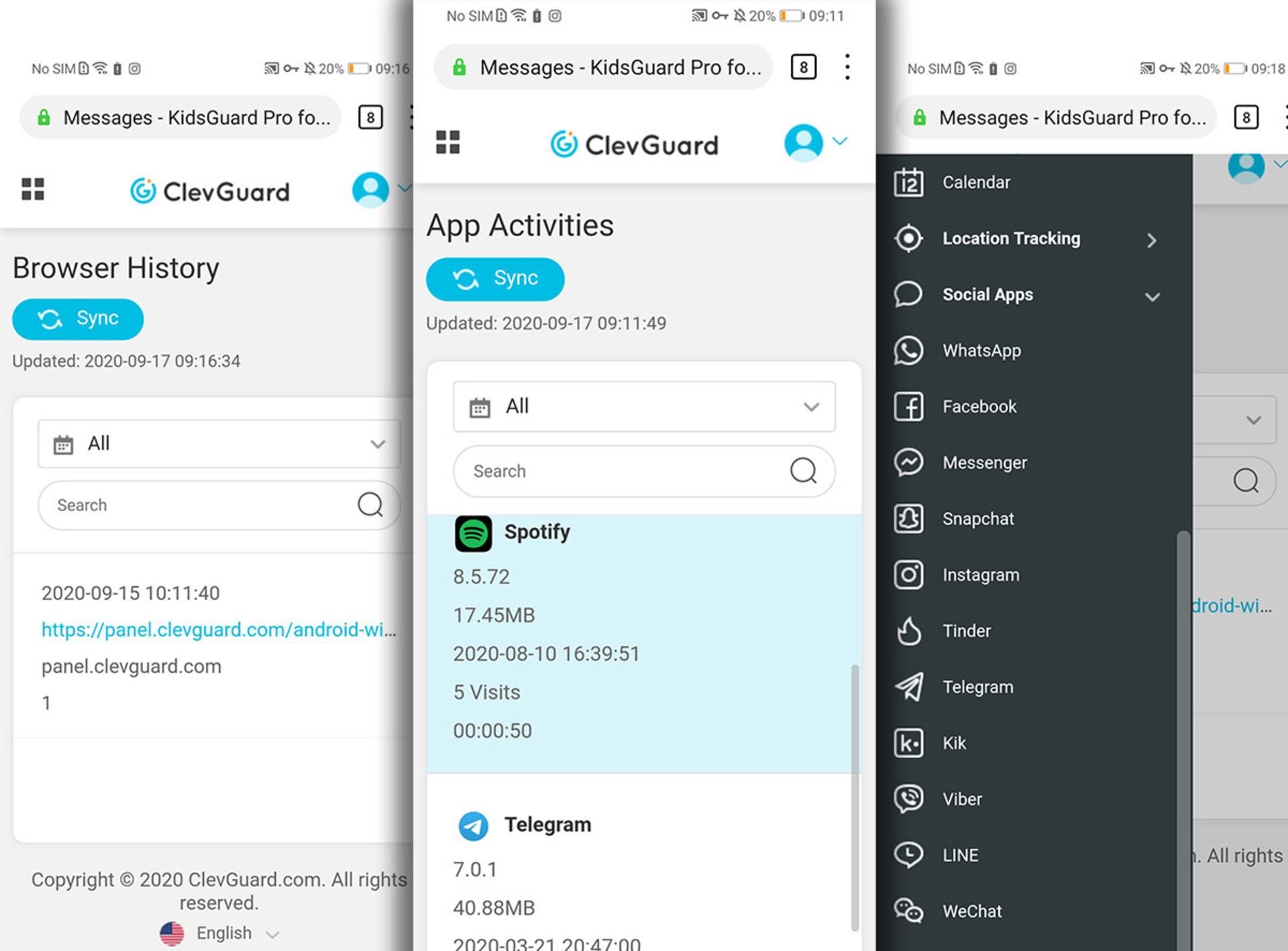 زوم‌اپ KidsGuard Pro