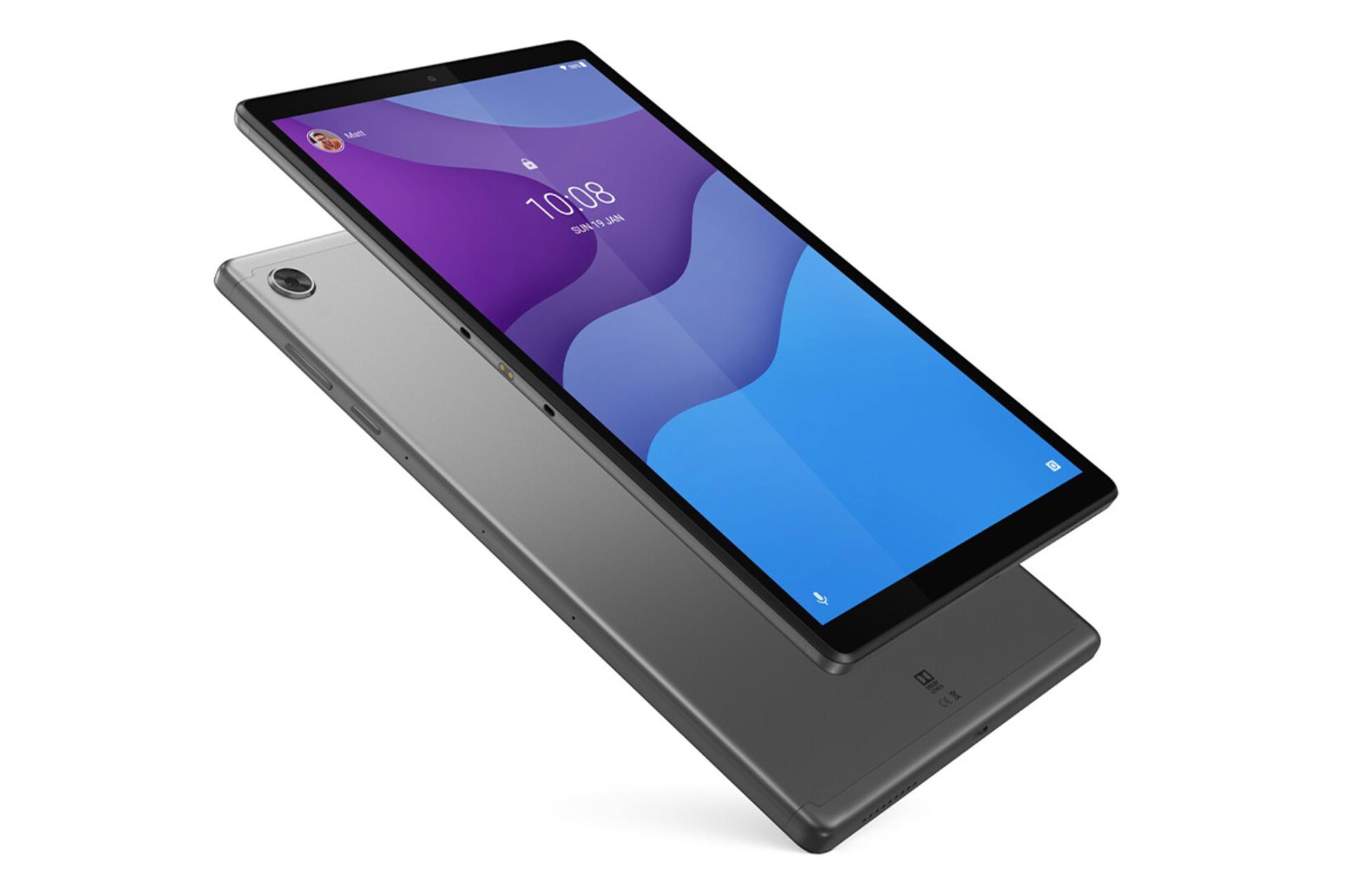 تبلت تب M10 اچ دی Gen 2 لنوو نمای پشت و جلو - دوربین / Lenovo Tab M10 HD Gen 2