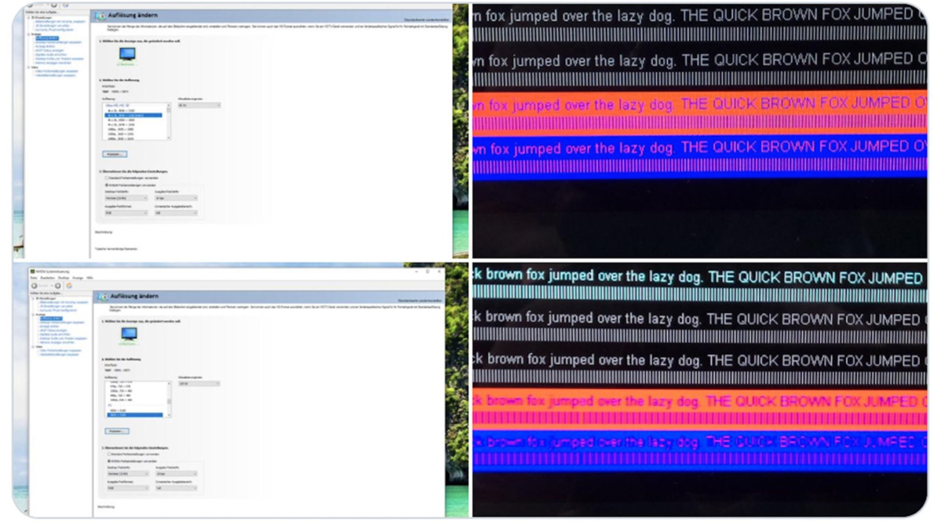 مشکل Downsampling تلویزیون سری ایکس ال جی / LG X