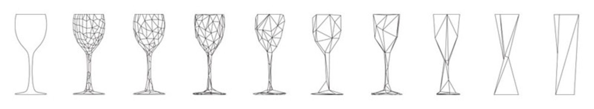 گیلاس رزولوشن پایین برند UNITED NUDE