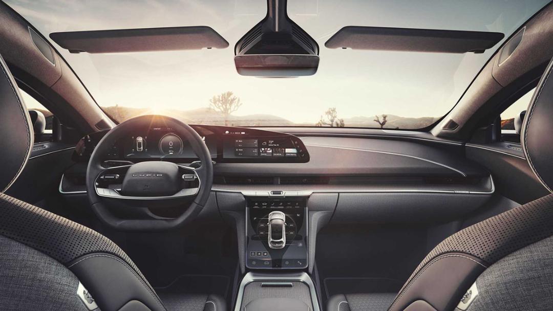 Lucid Air لوسید ایر 2021 نمای داشبورد