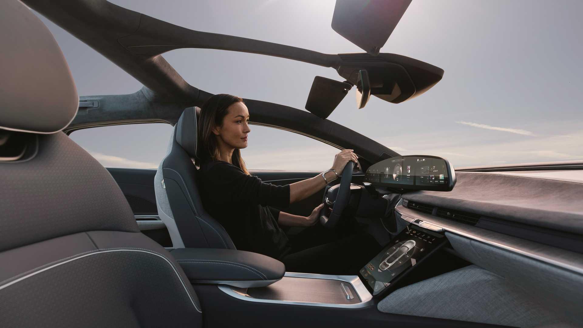 Lucid Air لوسید ایر 2021 نمای کابین جلو