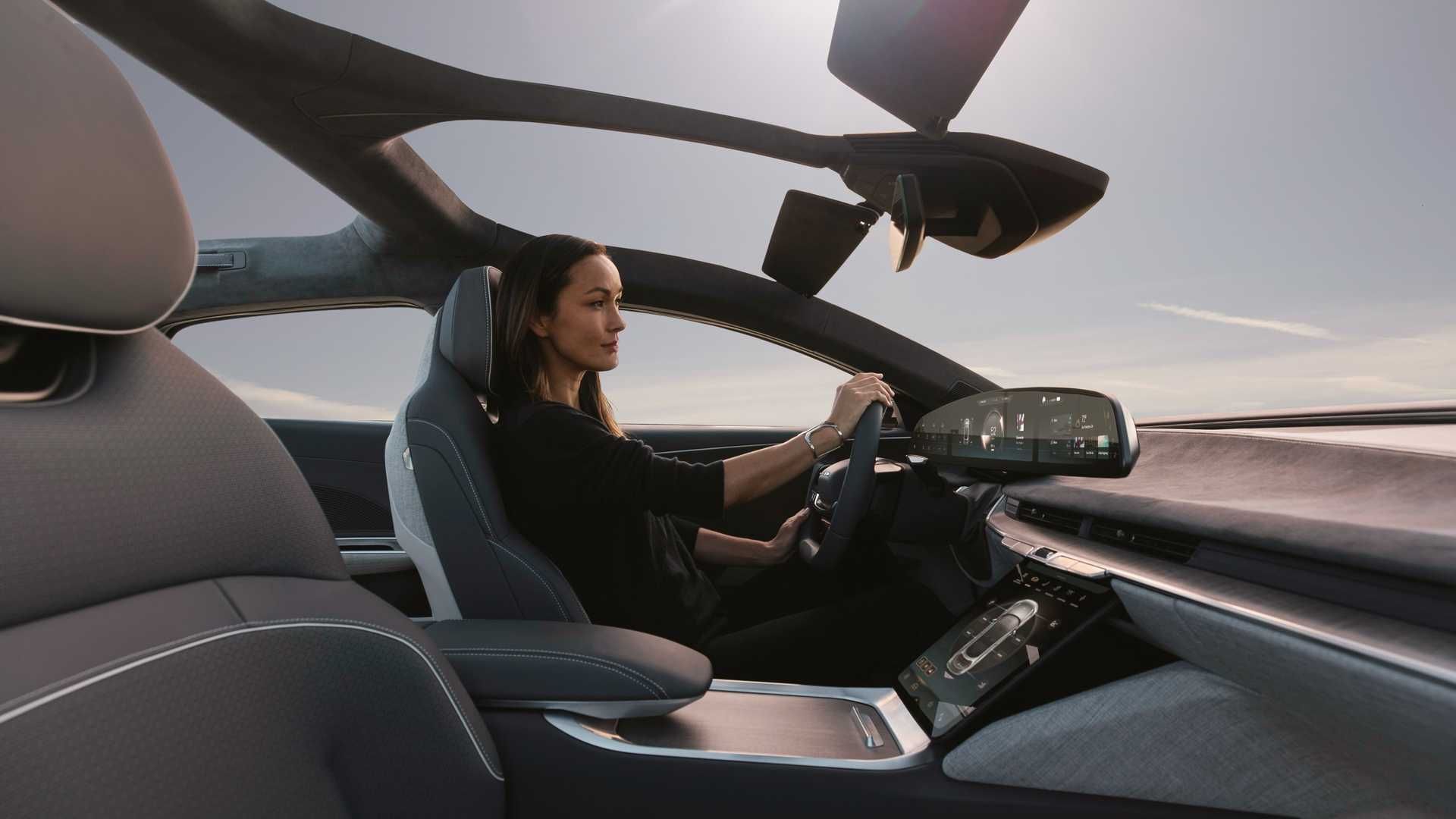 Lucid Air لوسید ایر 2021 نمای کابین جلو