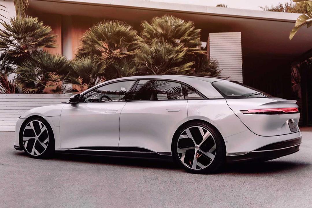 Lucid Air لوسید ایر 2021 نمای پشت