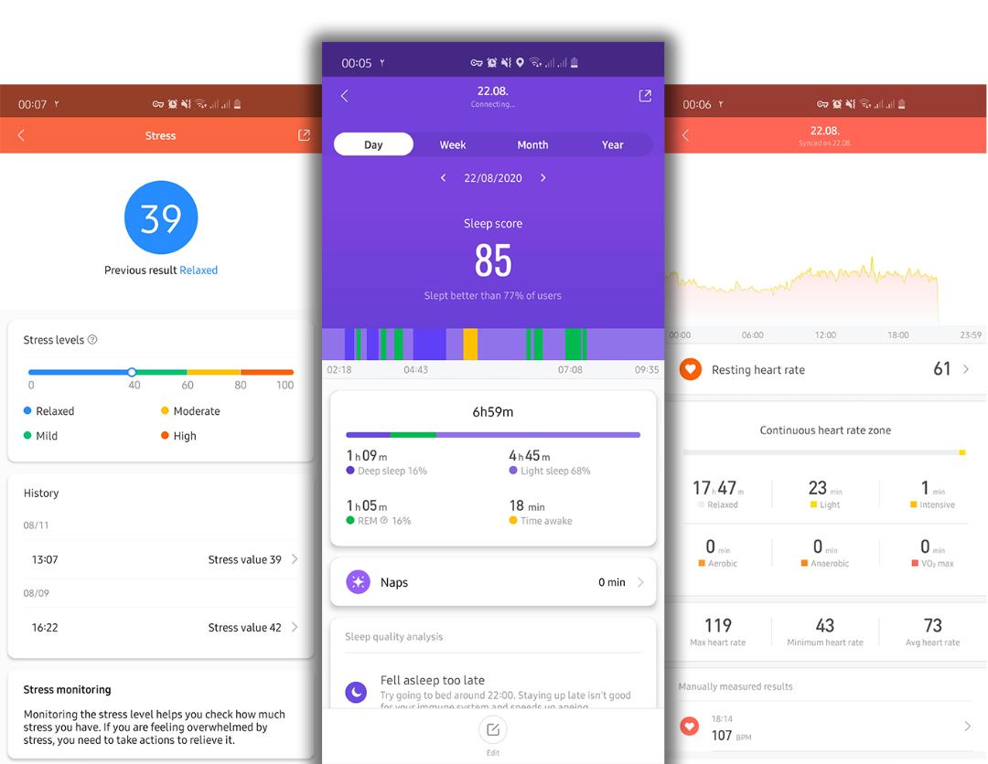 اسکرین شات اپلیکیشن می فیت Mi Fit