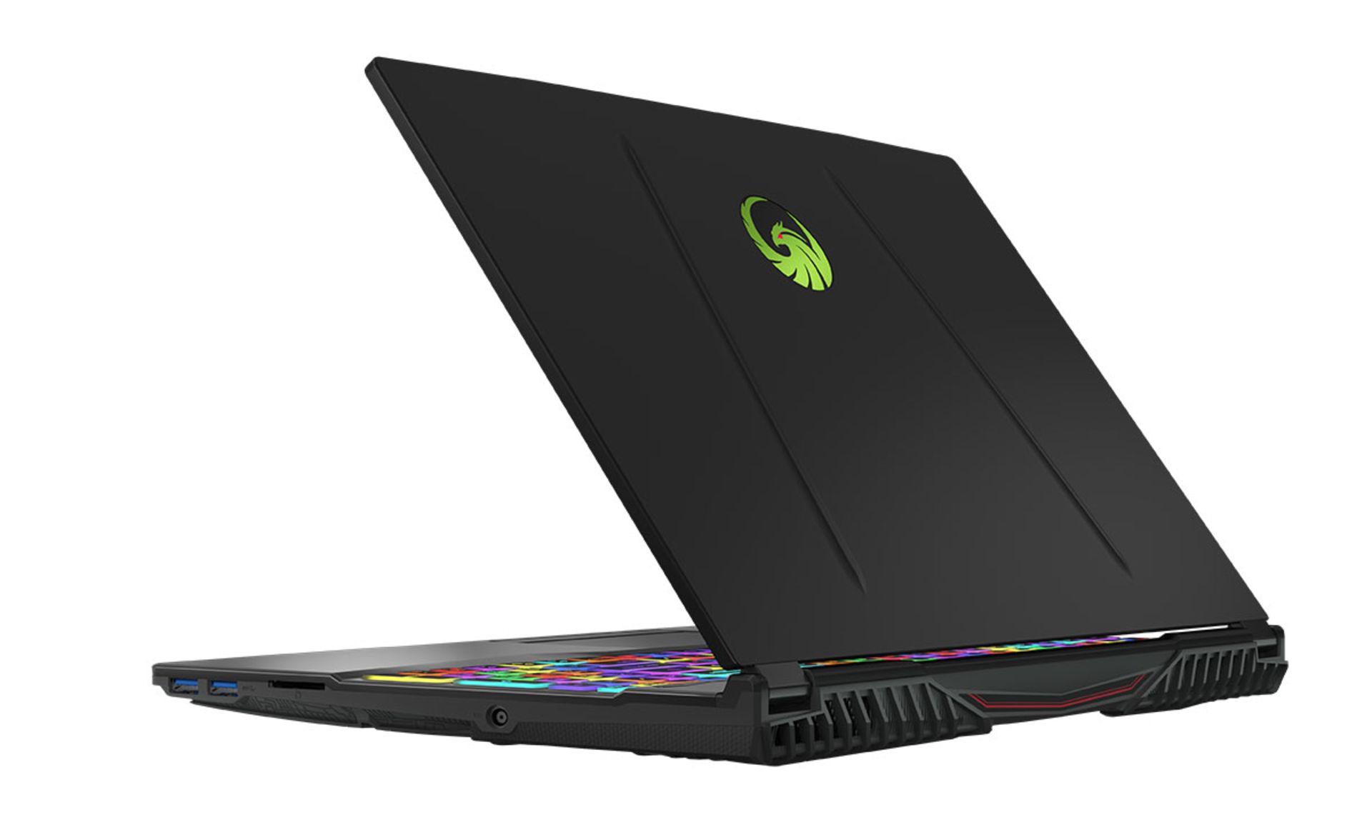 نمای پشت  لپ‌تاپ گیمینگ MSI Alpha 15