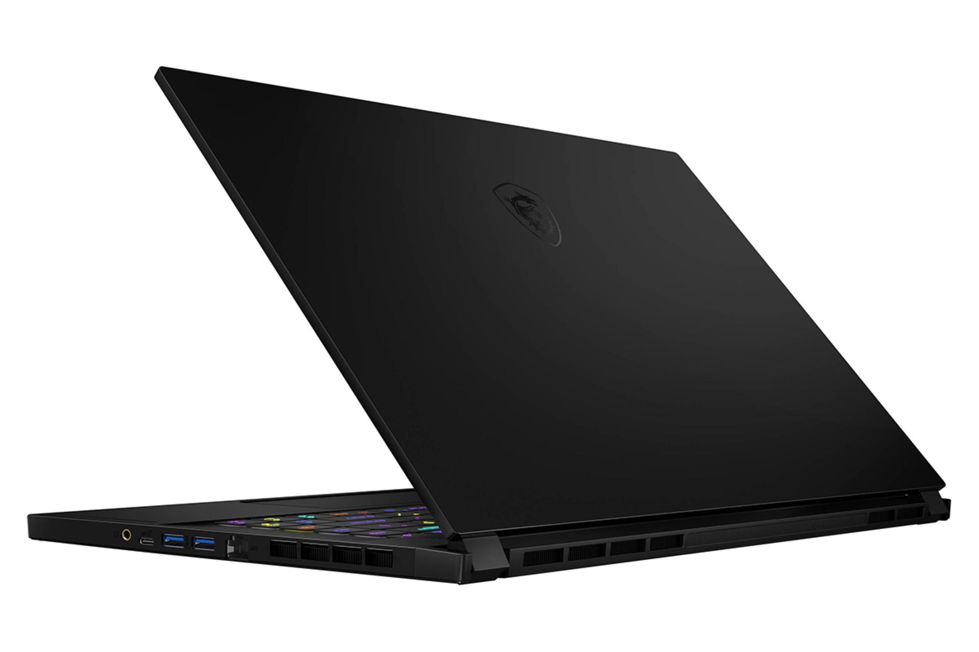 لپ تاپ ام اس آی GS66 Stealth 10SE از نمای پشت