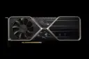 نمای پشت کارت گرافیک RTX 3080 انودیا با تمرکز بر نمایش شبکه‌های فلزی خنک‌ کننده