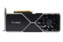 نمای بالا کارت گرافیک RTX 3080 انویدیا